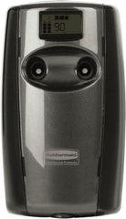 Rubbermaid - 0.63 Cu Ft Coverage, Black Metered Aerosol Dispenser - Exact Tooling