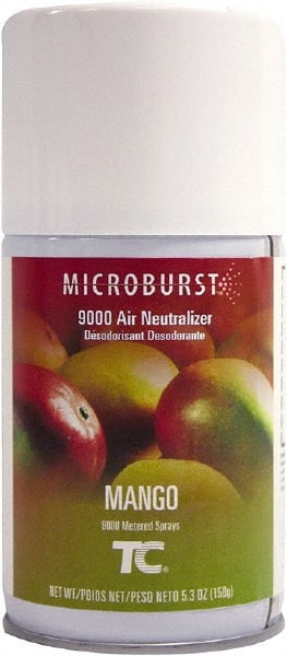 Rubbermaid - 5.3 oz Air Freshener Dispenser Aerosol Refill - Mango, Compatible with Microburst 9000 Dispensers - Exact Tooling