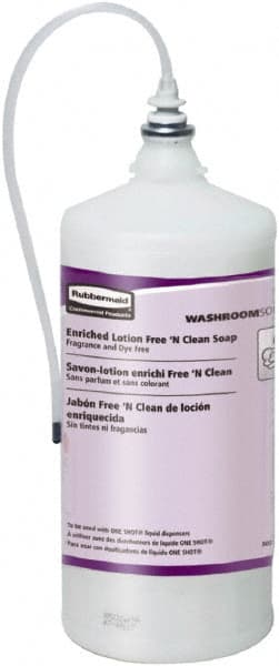 Rubbermaid - 800 mL Dispenser Refill Lotion Hand Cleaner - White, Fragrance Free Scent - Exact Tooling