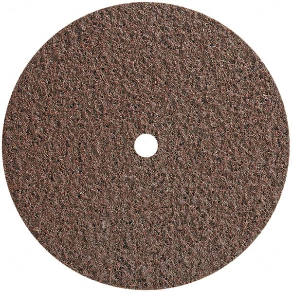 WALTER Surface Technologies - 5" Diam, Aluminum Oxide Hook & Loop Disc - Coarse Grade, Coated, Series 07-R, Quick-Step Blendex - Exact Tooling