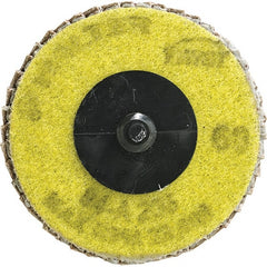 WALTER Surface Technologies - 60 Grit, 2-1/2" Disc Diam, Aluminum Oxide Flap Disc - 23,000 Max RPM, Fiber Backing, Quick Change Type R Attaching System, Coated - Exact Tooling