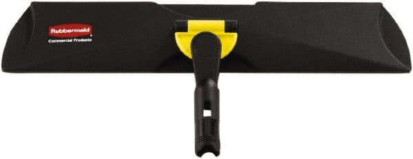 Rubbermaid - 18" Long x 86mm Wide Plastic Dust Mop Frame - Black, Quick Connect - Exact Tooling