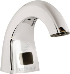 Rubbermaid - 800 to 1600 mL Liquid Soap Dispenser Hardware - Metal, Counter Mounted, Chrome/Black - Exact Tooling