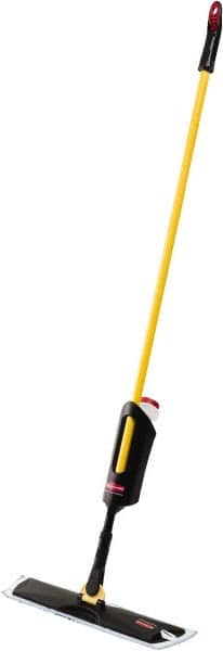 Rubbermaid - Single Sided Spray Mop and Frame Kit - 4-1/2 Inch Long x 3-1/2 Inch Wide Microfiber Head, 52 Inch Long Handle - Exact Tooling