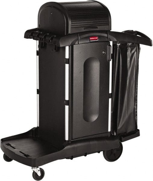 Rubbermaid - Aluminum & Structural Web Plastic Janitor Cart - 559mm Width, 1,225.55mm Long - Exact Tooling