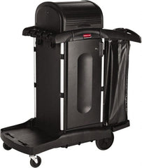 Rubbermaid - Aluminum & Structural Web Plastic Janitor Cart - 559mm Width, 1,225.55mm Long - Exact Tooling