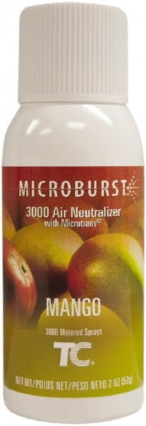 Rubbermaid - 2 oz Air Freshener Dispenser Aerosol Refill - Mango, Compatible with Microburst 3000 Dispensers - Exact Tooling