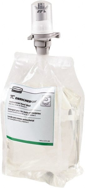 Rubbermaid - 1,300 mL Dispenser Refill Foam Soap - Clear, Fragrance Free Scent - Exact Tooling