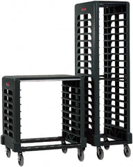 Rubbermaid - 18 Shelf, Black Pan Storage Rack - 473.2mm Wide x 1,724.15mm High x 23-3/4" Deep - Exact Tooling