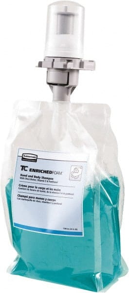 Rubbermaid - 1,300 mL Dispenser Refill Fresh Spring Hair & Body Wash - Pearlized Aqua - Exact Tooling