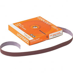 WALTER Surface Technologies - 2" x 50 Yd 240 Grit Aluminum Oxide Cloth Roll - J Weighted Backing - Exact Tooling