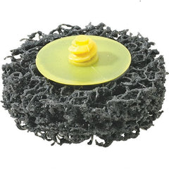 WALTER Surface Technologies - 2" Disc Diam, Aluminum Oxide Quick Change Disc - Type R Attaching System, Nonwoven, Black, 30,000 RPM, 04-L\xB6FX Series - Exact Tooling