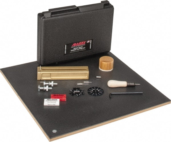 Guardair - 27 Piece Extension Gasket Cutter Kit - 1/4 to 13" Diam Range - Exact Tooling