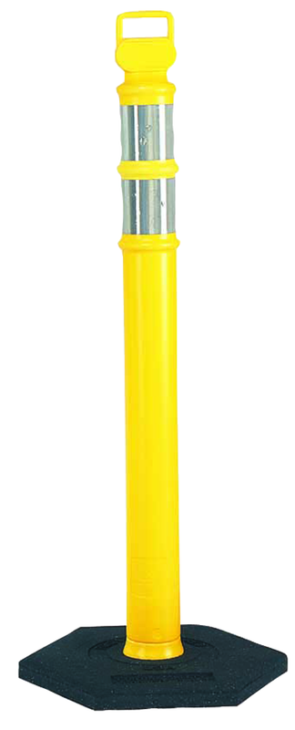 Delineator Yellow with 10lb Base - Exact Tooling
