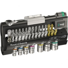 Wera - Screwdriver Bit Sets Type: Bit Set Drive Size: 1/4 (Inch) - Exact Tooling