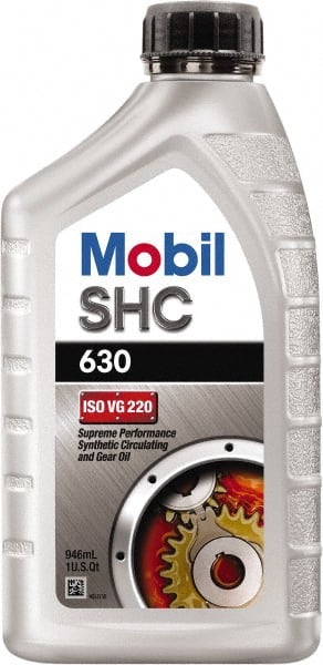 Mobil - 1 Qt Bottle, Synthetic Gear Oil - ISO 220 - Exact Tooling