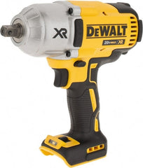 DeWALT - 1/2" Drive 20 Volt Mid-Handle Cordless Impact Wrench & Ratchet - 1,900 RPM, 0 to 2,400 BPM, 700 Ft/Lb Torque, Lithium-Ion Batteries Not Included - Exact Tooling