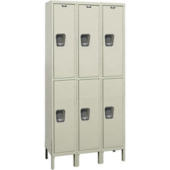 Hallowell - 6 Door, 2 Tier, Premium Wardrobe Lockers - Exact Tooling