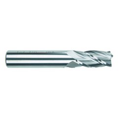 5/8 Dia. x 3-1/2 Overall Length 4-Flute .060 C/R Solid Carbide SE End Mill-Round Shank-Center Cut-Uncoated - Exact Tooling