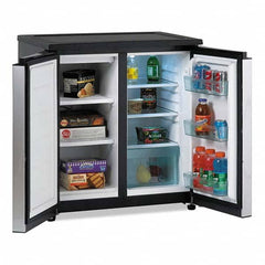 Avanti - Refrigerators Capacity: 5.5 Cu Ft Color: Black; Platinum - Exact Tooling