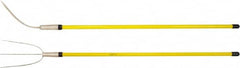 Ampco - Hay Fork with 54" Straight Fiberglass Handle - 7" Blade Width, 3 Tines, 11-1/2" Tine Length - Exact Tooling
