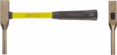 Ampco - Nonsparking Backing Out Hammer - 14" OAL, 14" Long Fiberglass Handle, 5/8" Face Diam - Exact Tooling
