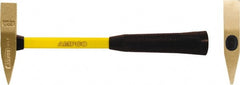 Ampco - 1-1/2 Lb Head Scaling Hammer - 11" OAL, Fiberglass Handle - Exact Tooling