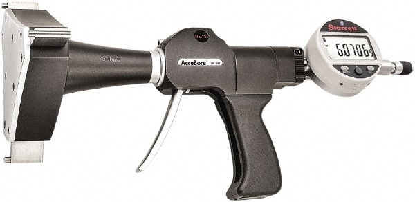 Starrett - Electronic Bore Gages Type: Pistol Grip Electronic Bore Gage Minimum Measurement (Decimal Inch): 5.0000 - Exact Tooling
