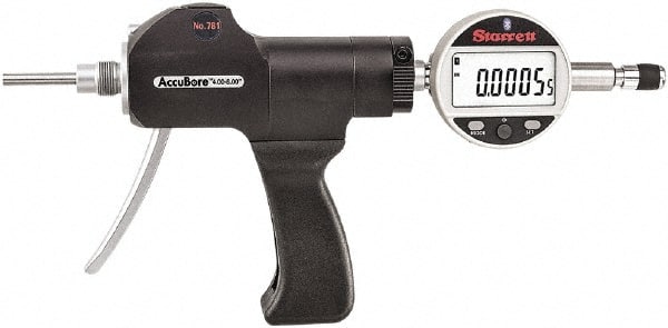 Starrett - Electronic Bore Gages Type: Pistol Grip Electronic Bore Gage Minimum Measurement (Decimal Inch): 4.0000 - Exact Tooling