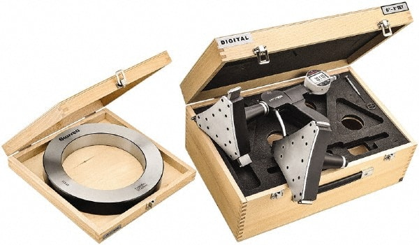 Starrett - Electronic Bore Gages Type: Pistol Grip Electronic Bore Gage Set Minimum Measurement (Decimal Inch): 6.0000 - Exact Tooling