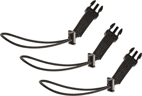 Ergodyne - 0.5' Long, 2 Lb Capacity, 0 Leg Quick Connect Harness Loop - Technora Cord, Carabiner Anchorage Connection - Exact Tooling