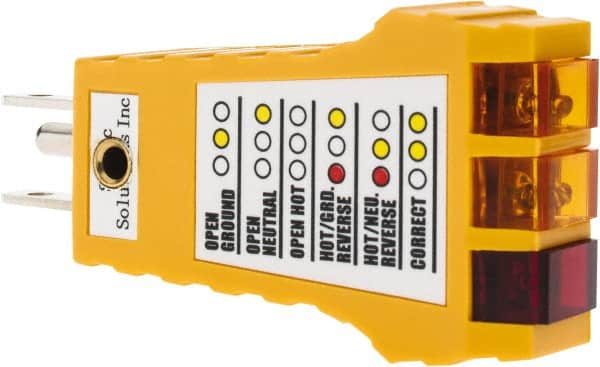 PRO-SAFE - Anti-Static Equipment Accessories Type: Outlet Tester Anti-Static Equipment Compatibility: All Electrical Outlets in USA - Exact Tooling