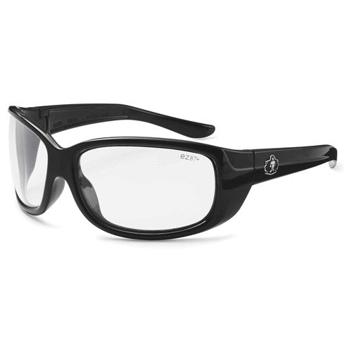 ERDA Clear Lens Black Safety Glasses - Exact Tooling