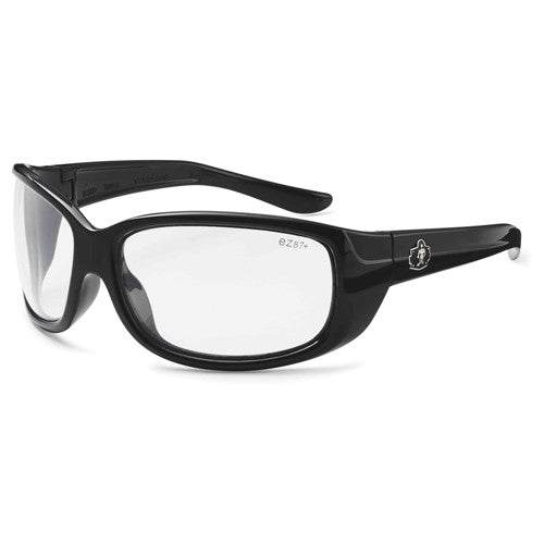 ERDA-AF Clear Lens Black Safety Glasses Anti-Fog - Exact Tooling
