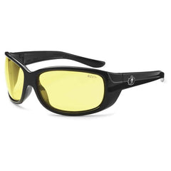 ERDA Yellow Lens Black Safety Glasses - Exact Tooling