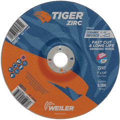 7X1/4X7/8 Z24T ZIRC T27 GRIND WHL - Exact Tooling