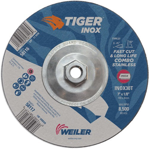 ‎7-1/8X1/8 TIGER INOX TYPE 27 COMBO - Exact Tooling