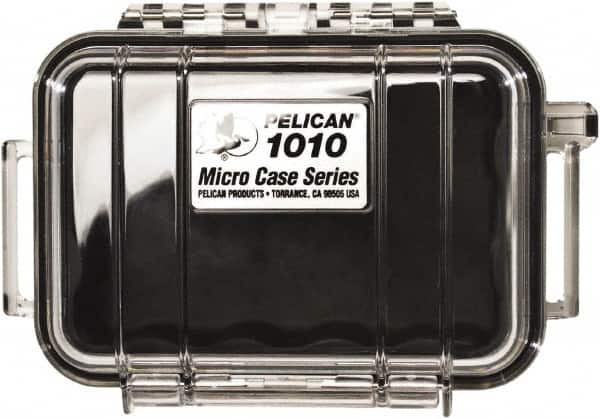Pelican Products, Inc. - 4-1/16" Wide x 2-1/8" High, Clamshell Hard Case - Clear/Black, Polycarbonate - Exact Tooling