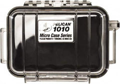 Pelican Products, Inc. - 4-1/16" Wide x 2-1/8" High, Clamshell Hard Case - Clear/Black, Polycarbonate - Exact Tooling