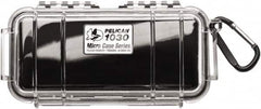 Pelican Products, Inc. - 3-7/8" Wide x 2-7/16" High, Clamshell Hard Case - Clear/Black, Polycarbonate - Exact Tooling