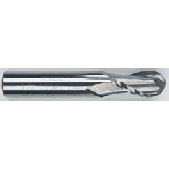 9/32" Dia. - 2-1/2" OAL - Solid CBD - Bright - Ball Nose SE EM - 2 FL - Exact Tooling