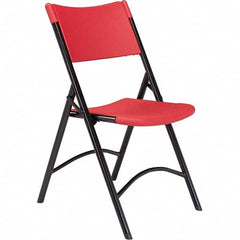 National Public Seating - Folding Chairs Pad Type: Folding Chair w/Plastic Seat & Back Material: Plastic/Steel - Exact Tooling