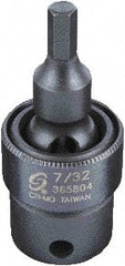 Sunex Tools - 3/8" Drive, 7/32" Impact Hex Bit Socket - Exact Tooling