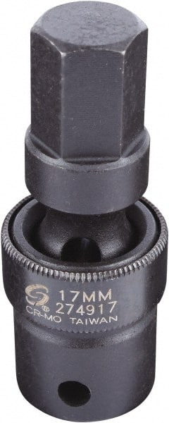 Sunex Tools - 1/2" Drive, 17mm Impact Hex Bit Socket - Exact Tooling