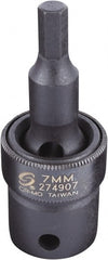 Sunex Tools - 1/2" Drive, 7mm Impact Hex Bit Socket - Exact Tooling