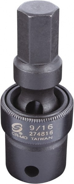 Sunex Tools - 1/2" Drive, 9/16" Impact Hex Bit Socket - Exact Tooling