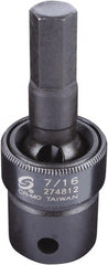 Sunex Tools - 1/2" Drive, 7/16" Impact Hex Bit Socket - Exact Tooling