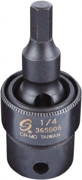 Sunex Tools - 3/8" Drive, 1/4" Impact Hex Bit Socket - Exact Tooling
