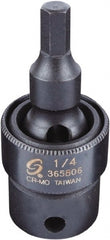 Sunex Tools - 3/8" Drive, 1/4" Impact Hex Bit Socket - Exact Tooling