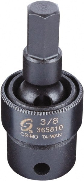 Sunex Tools - 3/8" Drive, 3/8" Impact Hex Bit Socket - Exact Tooling